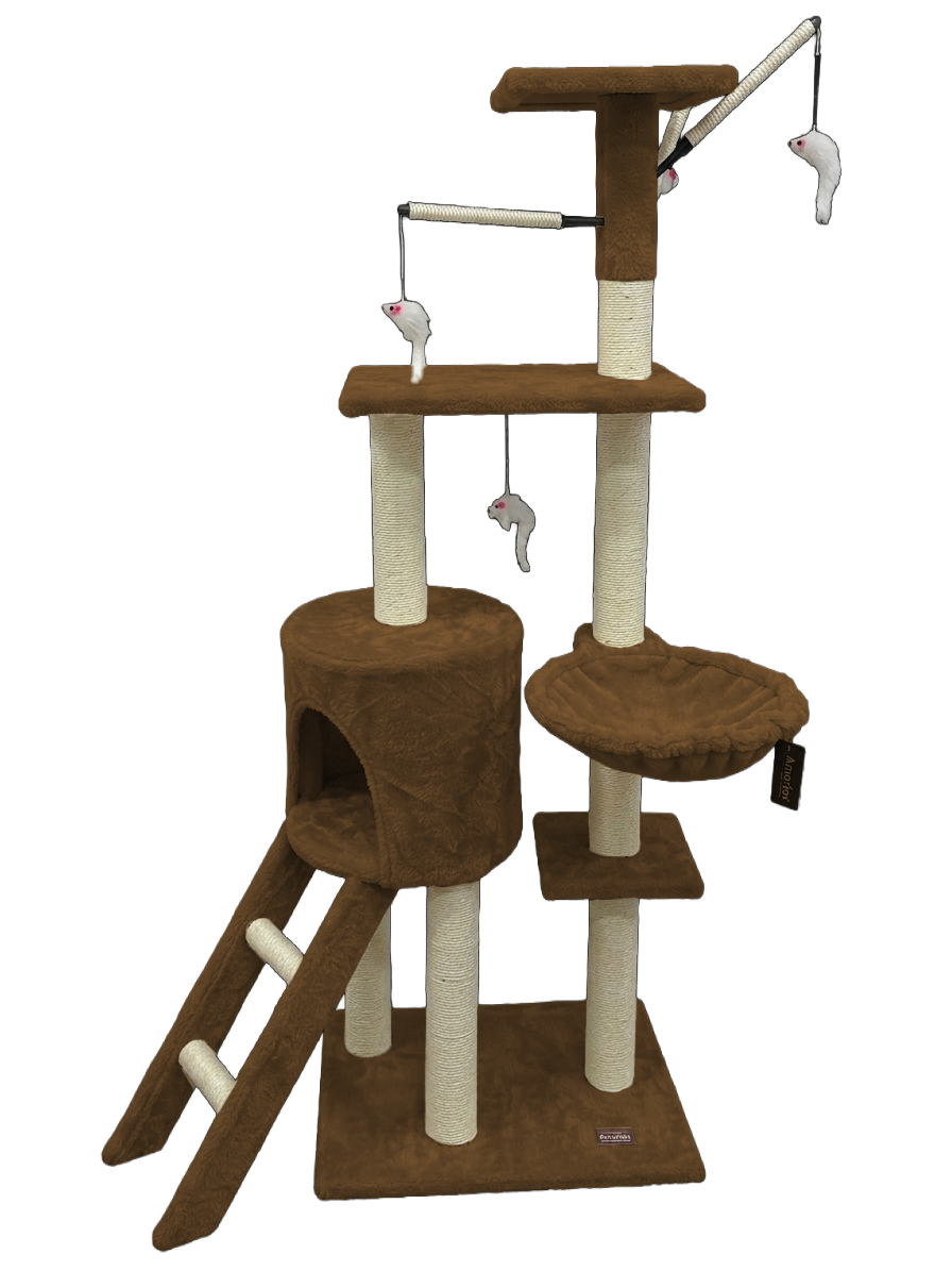 Rascador Árbol Six 138 cm Café