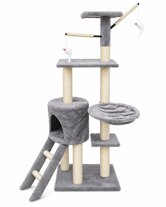 Rascador Árbol Six 138 cm Gris Claro
