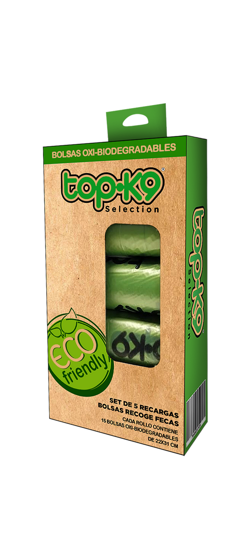 Set de 5 Rollos de Bolsas Oxi-Biodegradables