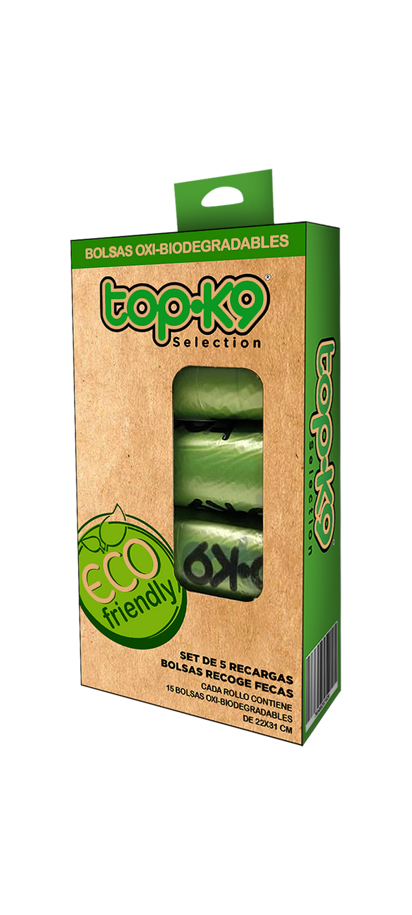 Set de 5 Rollos de Bolsas Oxi-Biodegradables