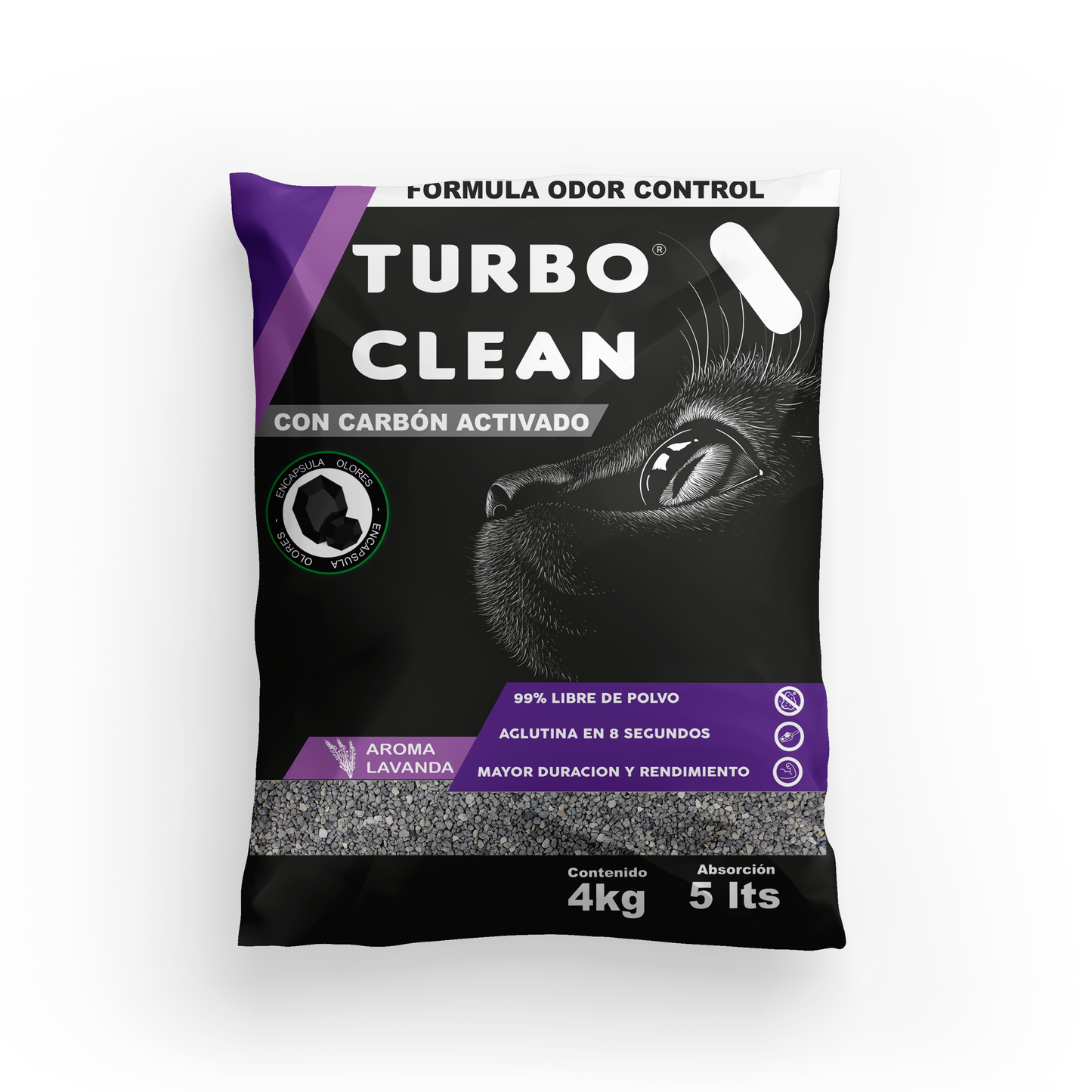Arena Aglutinante Turbo Clean aroma Lavanda