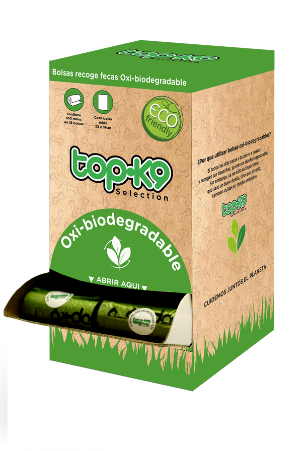 Dispensador 100 Rollos Bolsas Oxi-Biodegradables