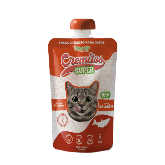 Snack Cremitos Super 100 g Salmón (gato)