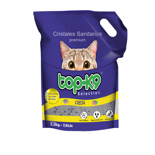 Topk9 Cristal 3,2 kg Talco de bebé