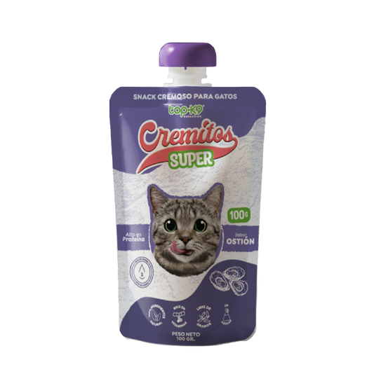 Snack Cremitos Super 100 g Ostión (gato)