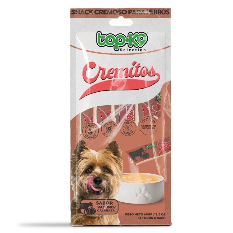 Snack Cremitos 15 g Vacuno/calabaza (perro)