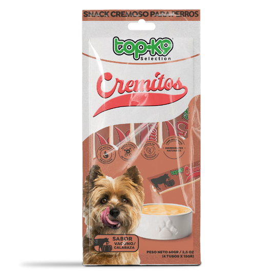 Snack Cremitos 15 g Vacuno/calabaza (perro)