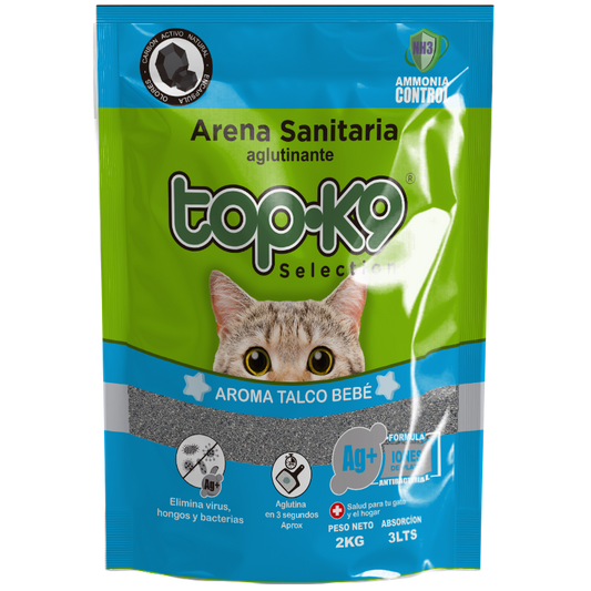 Topk9 Aglutinante 2 kg Talco de bebé