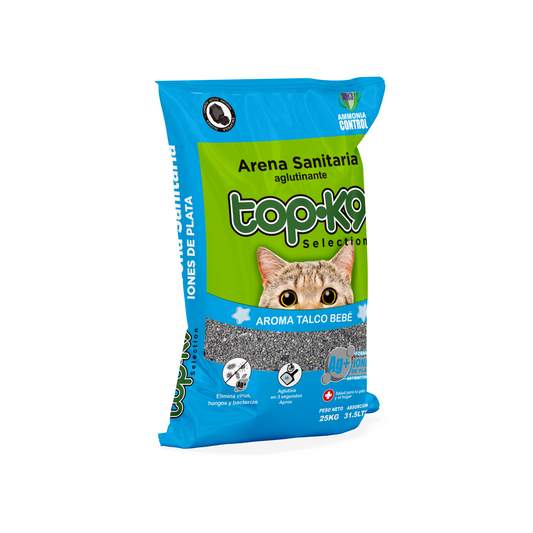 Topk9 Aglutinante 25 kg Talco de bebé