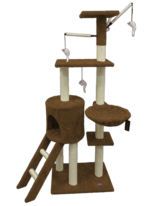 Rascador Árbol Six 138 cm Café