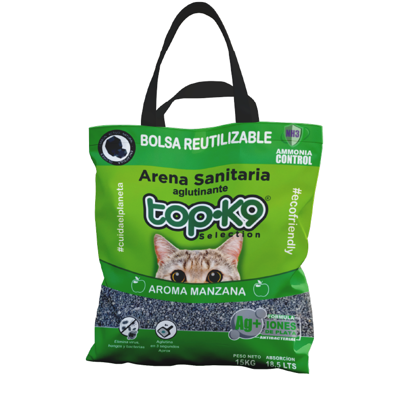 Topk9 Aglutinante Iones Ag+ 15 kg Reutilizable Manzana