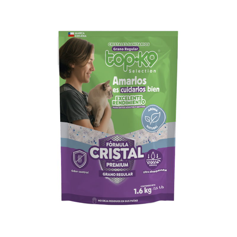Topk9 Cristal 1,6 kg Lavanda