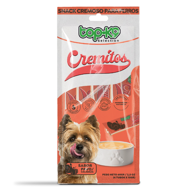 Snack Cremitos 15 g Pavo/calabaza (perro)