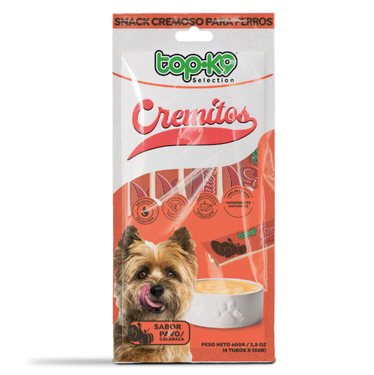 Snack Cremitos 15 g Pavo/calabaza (perro)