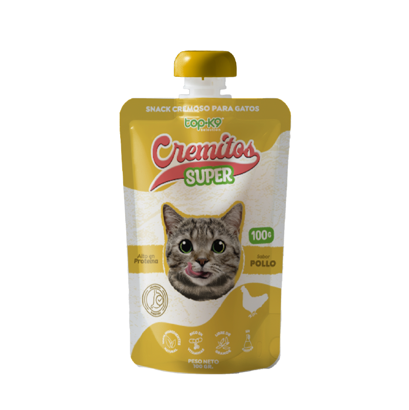 Snack Cremitos Super 100 g Pollo (gato)