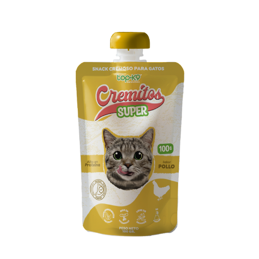 Snack Cremitos Super 100 g Pollo (gato)