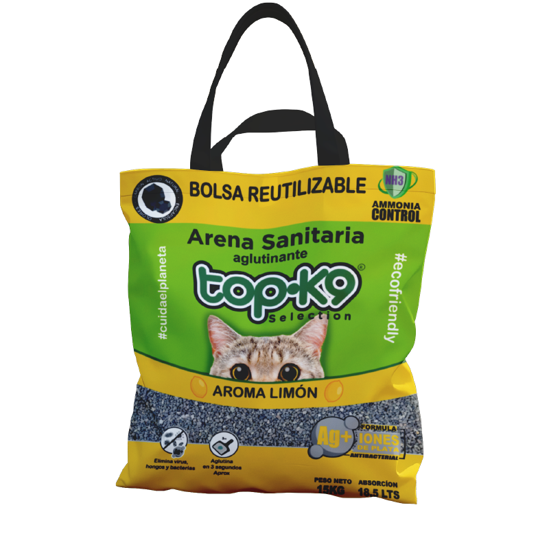 Topk9 Aglutinante Iones Ag+ 15 kg Reutilizable Limón