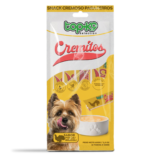 Snack Cremitos 15 g Pollo/brócoli (perro)
