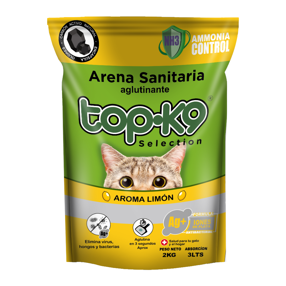 Topk9 Aglutinante 4 kg Limón