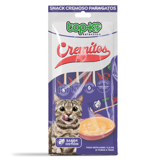 Snack Cremitos 15 g Ostión (gato)