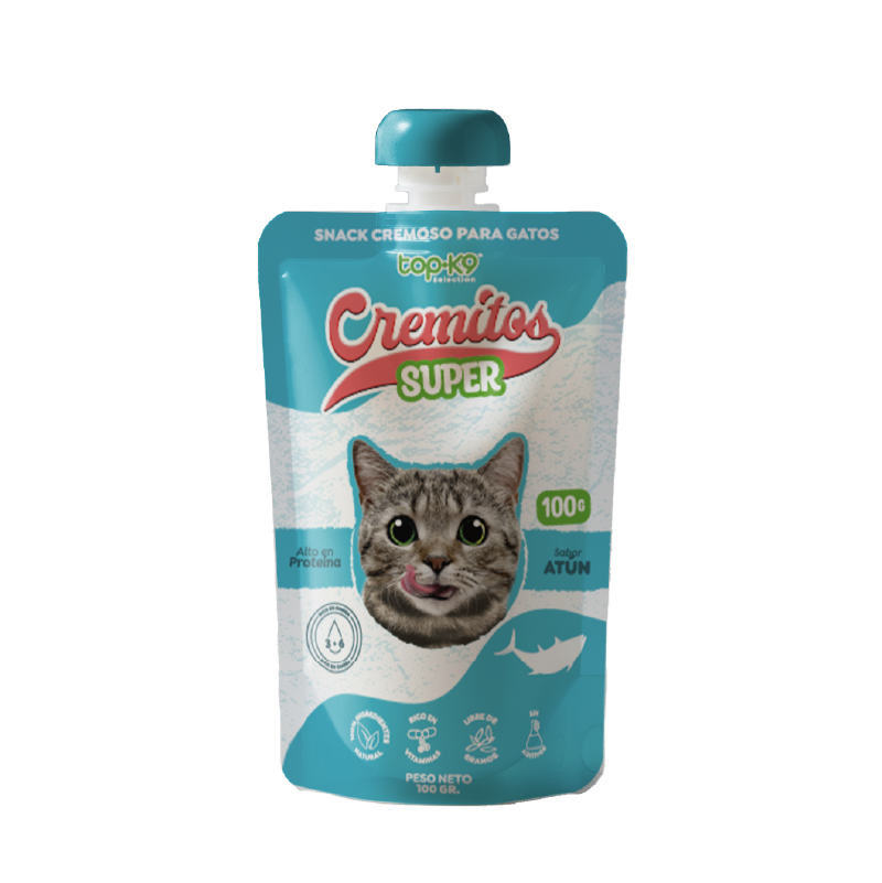 Snack Cremitos Super 100 g Atún (gato)