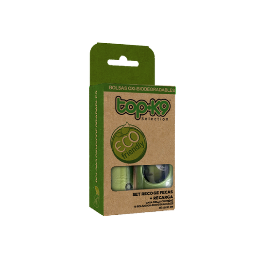 Dispensador + 2 Rollos Bolsas Oxi-Biodegradables
