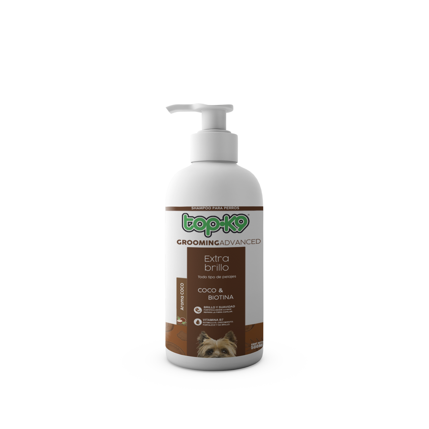 Shampoo Extra Brillo de coco y biotina