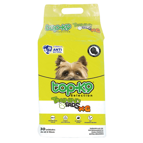 Sabanilla Topk9 Carbón Activo 60x90 30 unidades