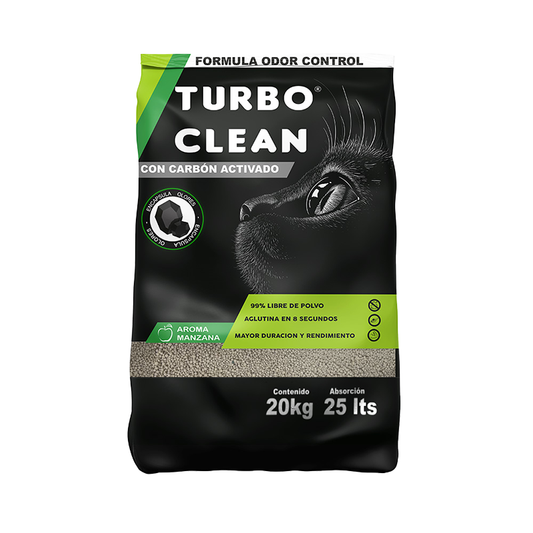 Arena Aglutinante Turbo Clean aroma Manzana (20 kilos)